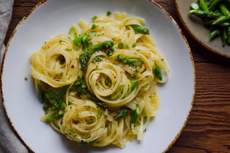 Asparagus Carbonara