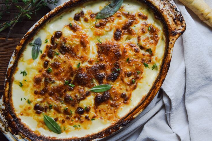 Parsnip & Potato Gratin