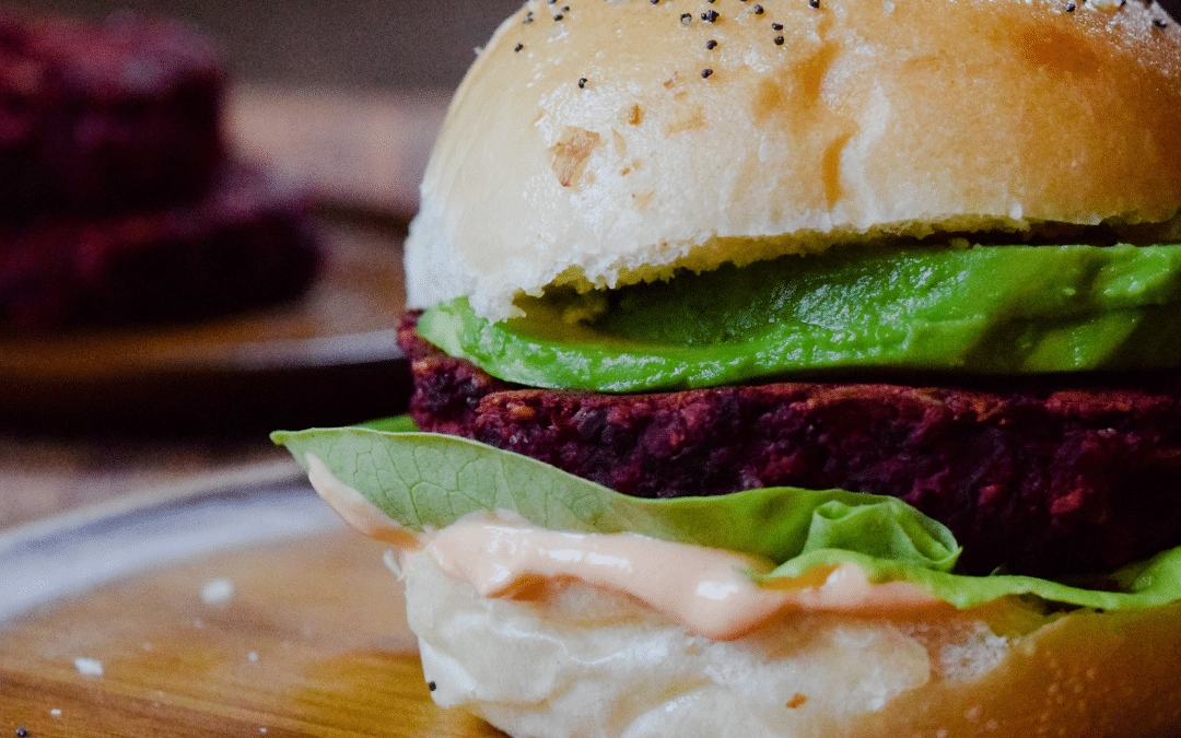 The MT Plate: Beet & Bean Burgers