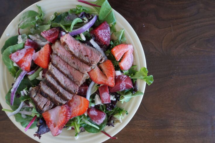 Stick Leg Ranch's Steak Summer Salad