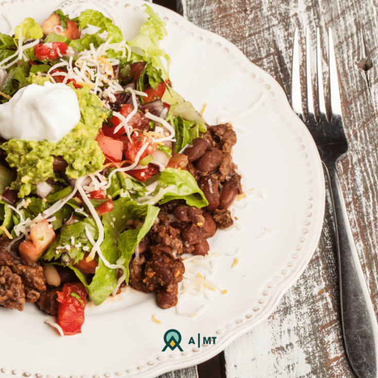 FAST Blackfeet Bison Taco Salad