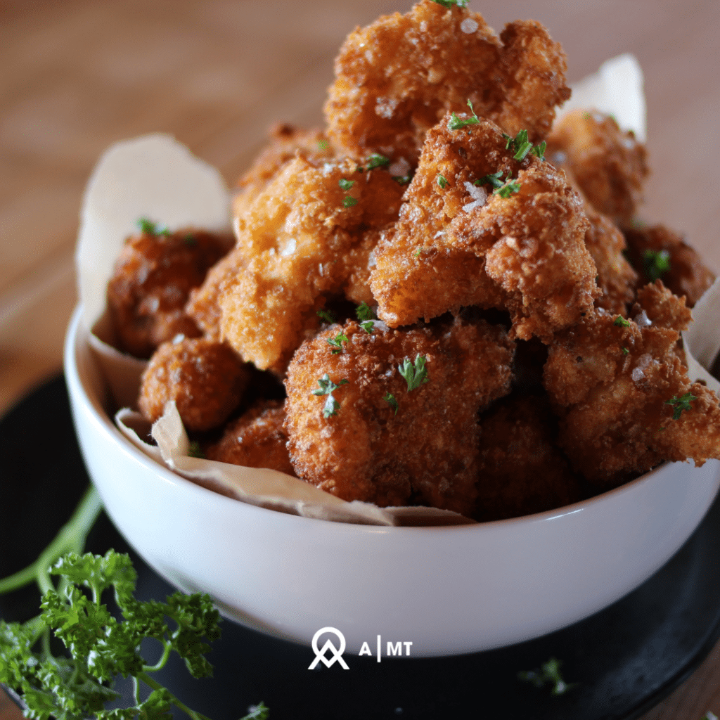 Crispy Cauliflower Wings — Abundant Montana