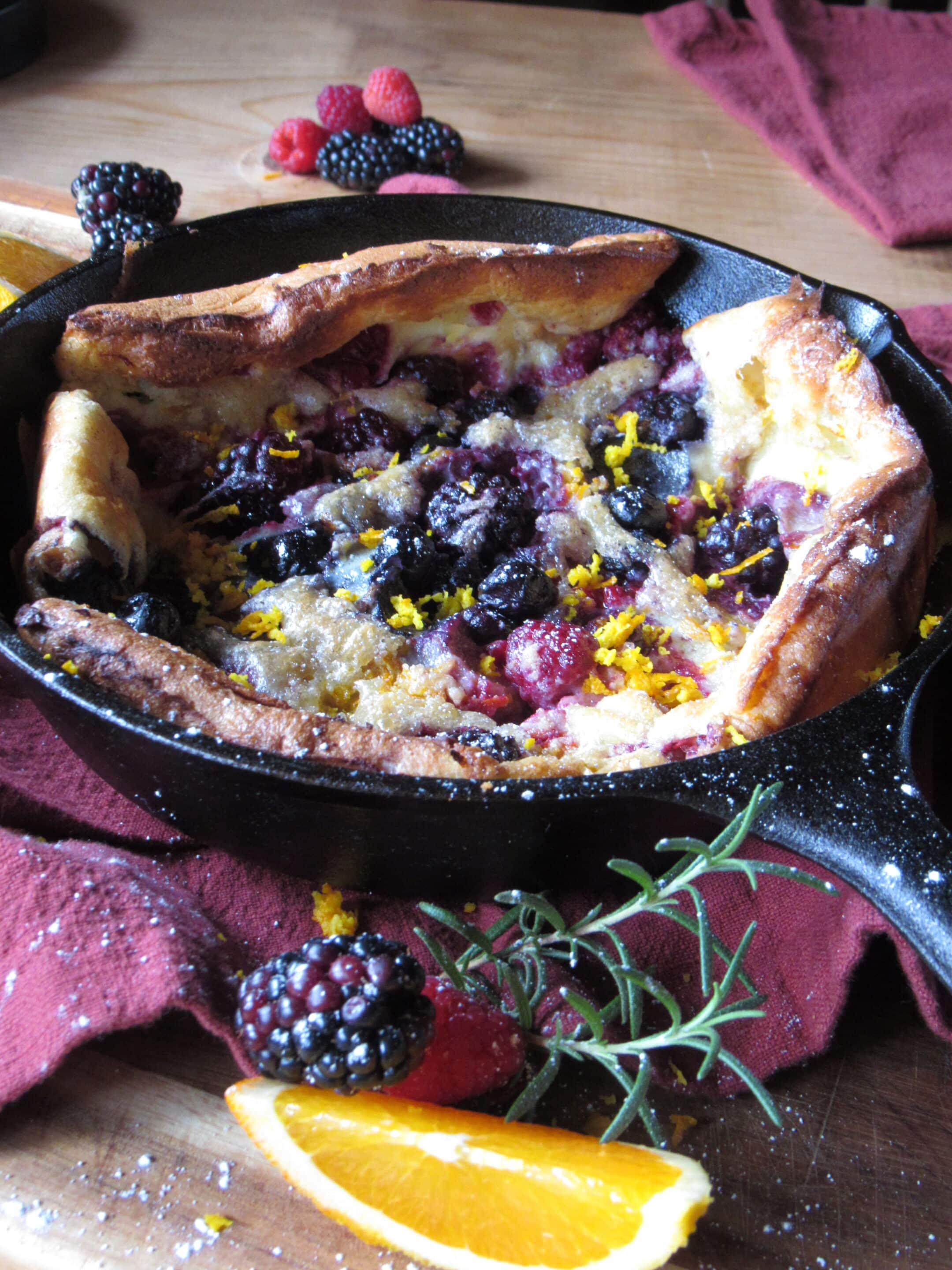 The MT Plate: Holiday Berry Dutch Baby