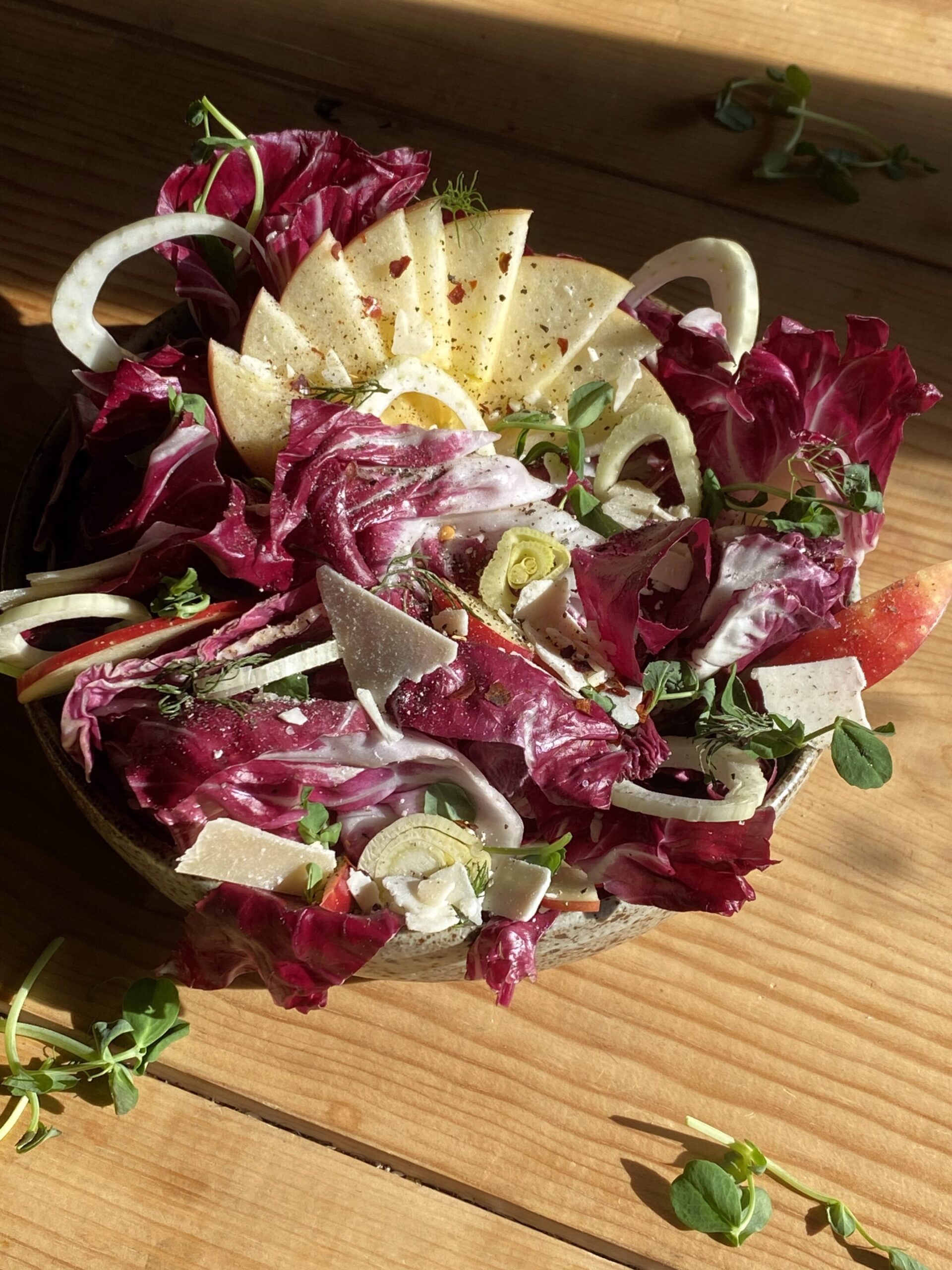 The MT Plate: Radicchio Apple Salad